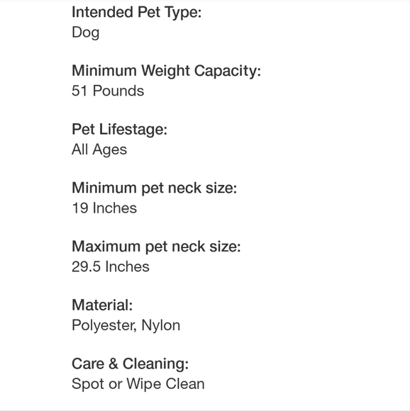 Boot & Barkley Backpack Dog Harness - Large - Picture 6 of 7